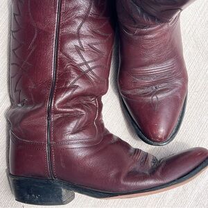 Classic Leather Cowboy Boots
